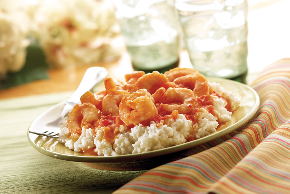 Shrimp & Garlic Grits Albers® Corn Meal & Grits
