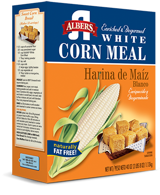 White Corn Meal carton